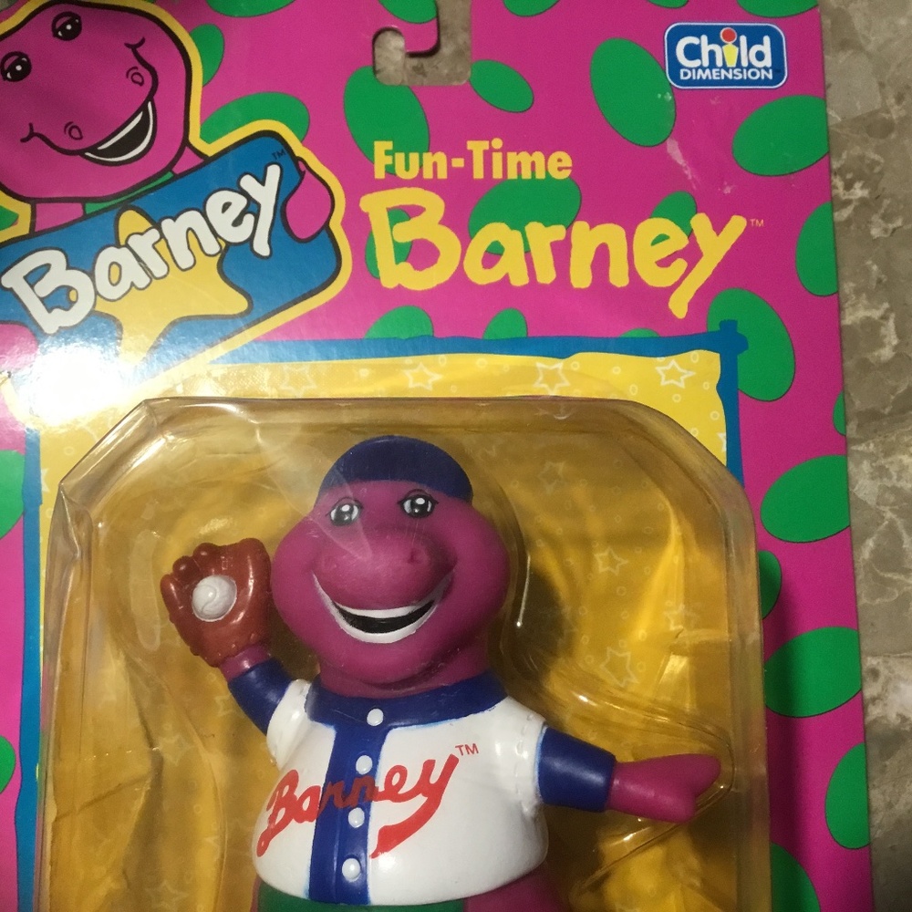 Fun - Time Baseball Barney (1993) Nice! - Picture 4 of 6